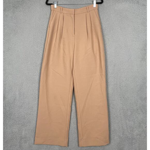 Abercrombie & Fitch Pants - Abercrombie and Fitch Pants Womens 29 / 8L Tan Camel Trousers Wide Leg Straight